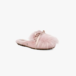 Ugg Shaine Fluff Lägenheter Skor Dam Rosa (842603WZE)